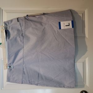 Nwt S.C. & Co Blue Striped Skort